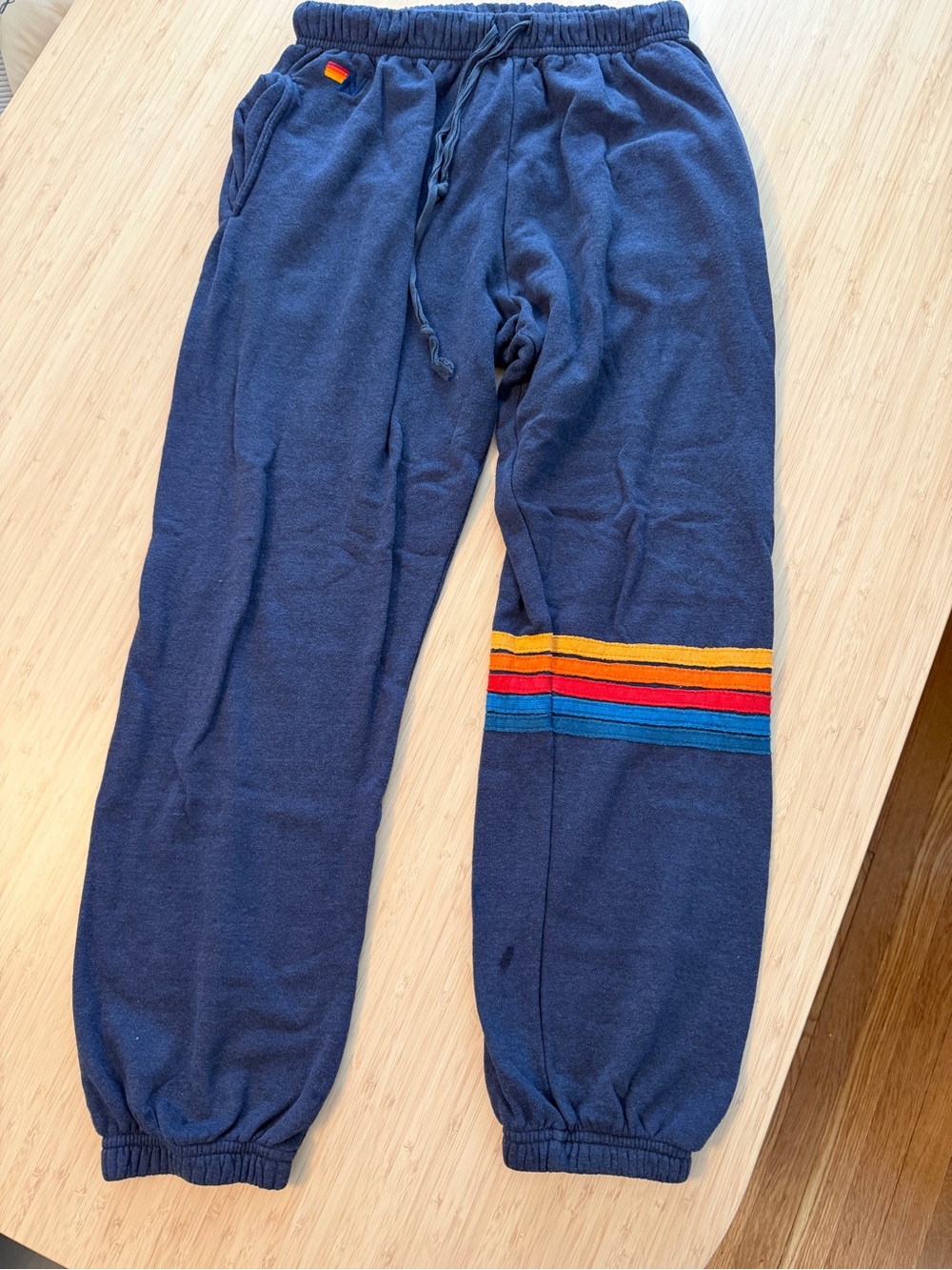 Aviator nation- Men’s Navy rainbow Sweatpants